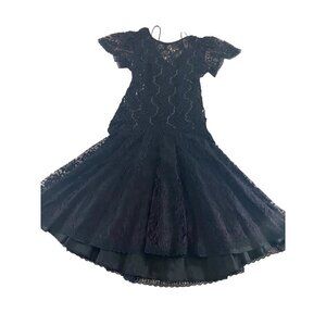 Vintage HW Collections Drop Waist Sequin Mermaid Style Cocktail Dress - 11-12